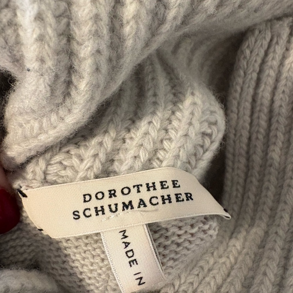 DOROTHEE SCHUMACHER Virgin Wool and Cashmere Dress Size 2 - Picture 5 of 6